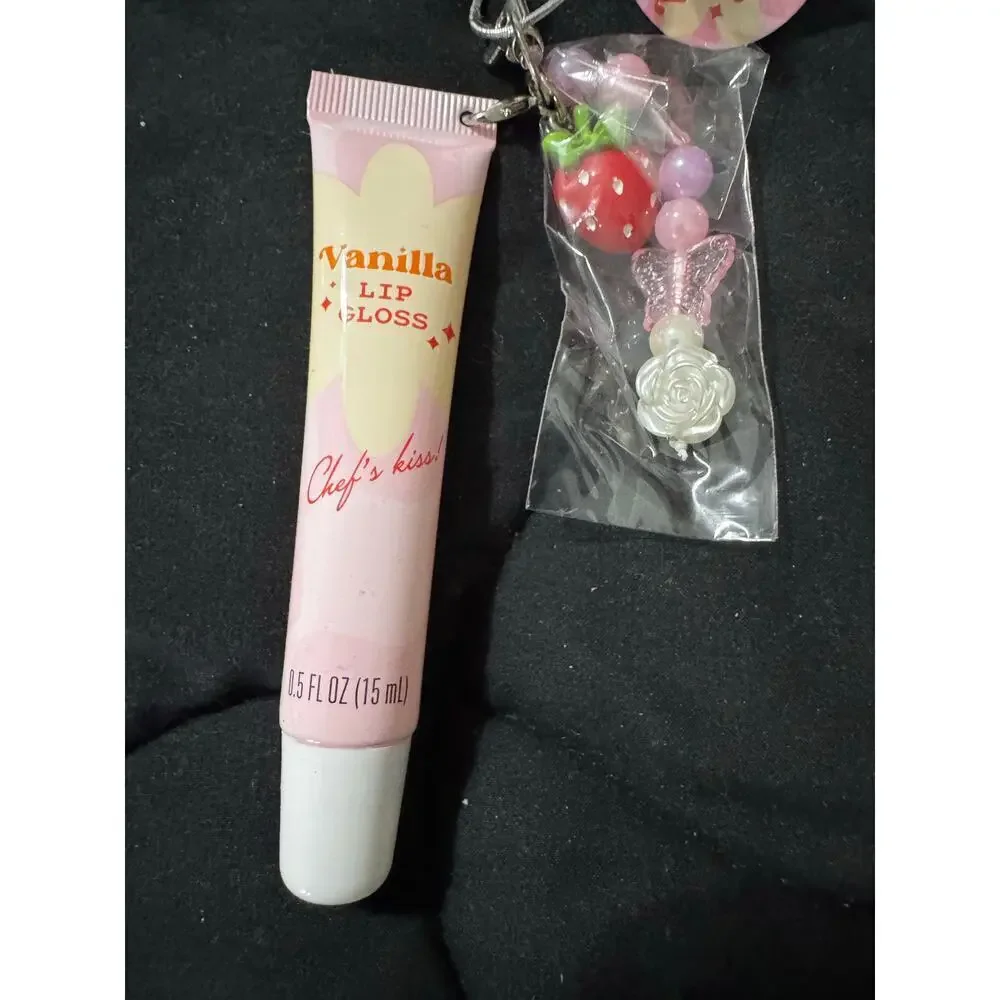 NWT Vanilla Lip Gloss With Charm